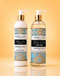 Luxury Men Body wash and body lotion set.