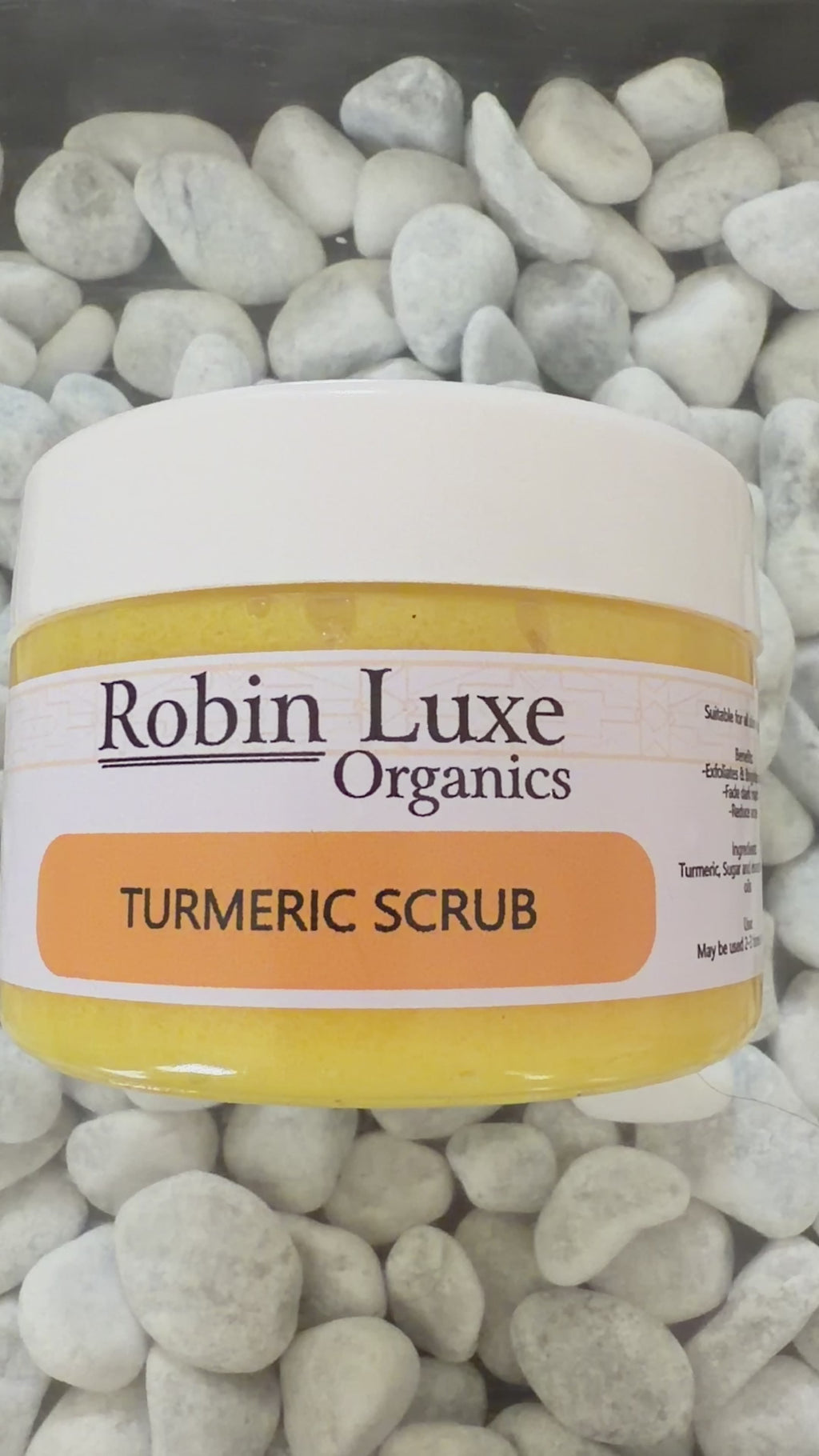 Turmeric scrub